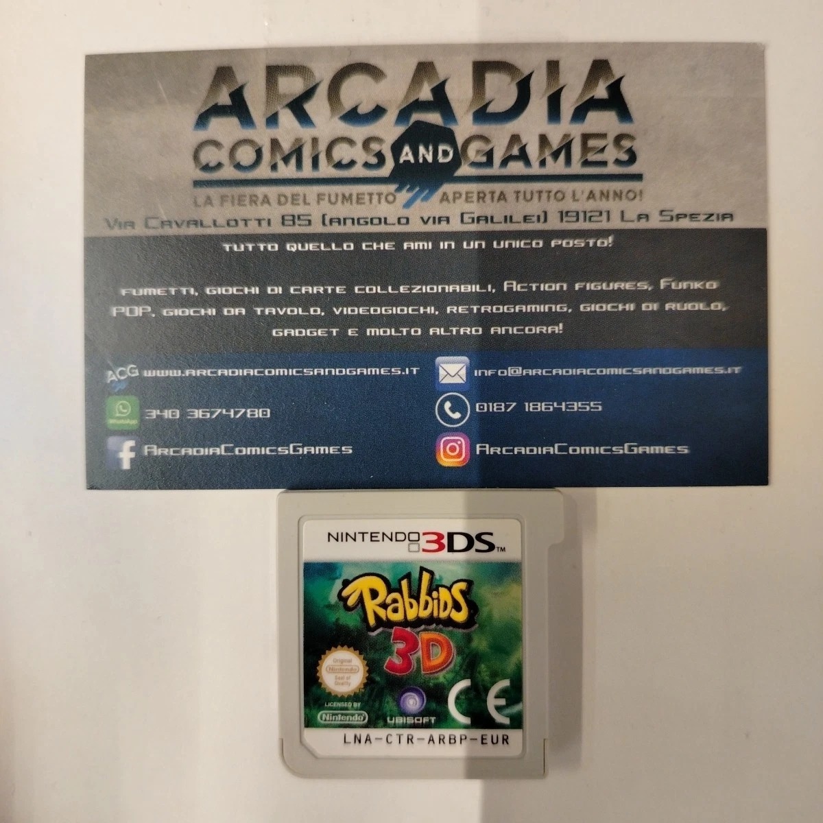 Rabbids 3D 3DS Nintendo Solo Cartuccia